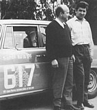 Eugen Böhringer mit seinem Beifahrer Klaus Kaiser